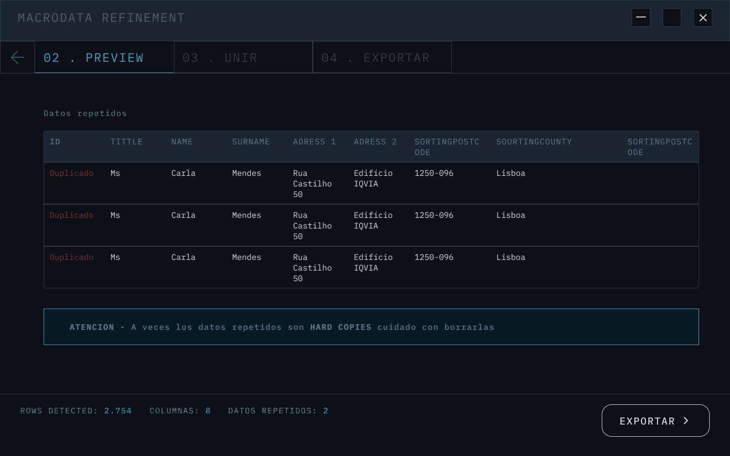 Macrodata Refinement — Case Study